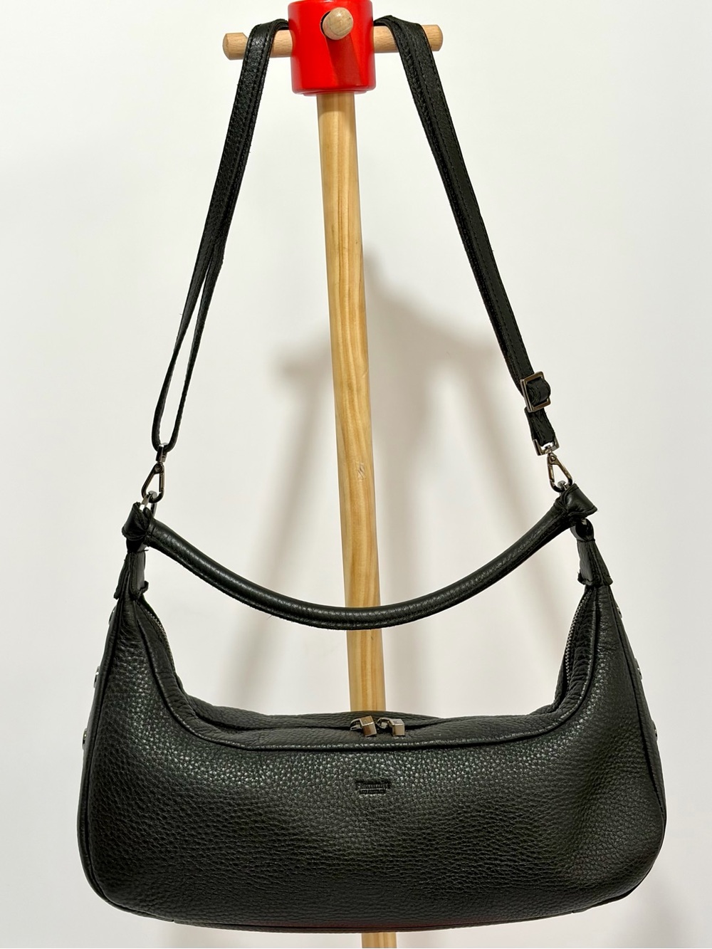 Hammitt Black Pebbled Leather Shoulder Bag